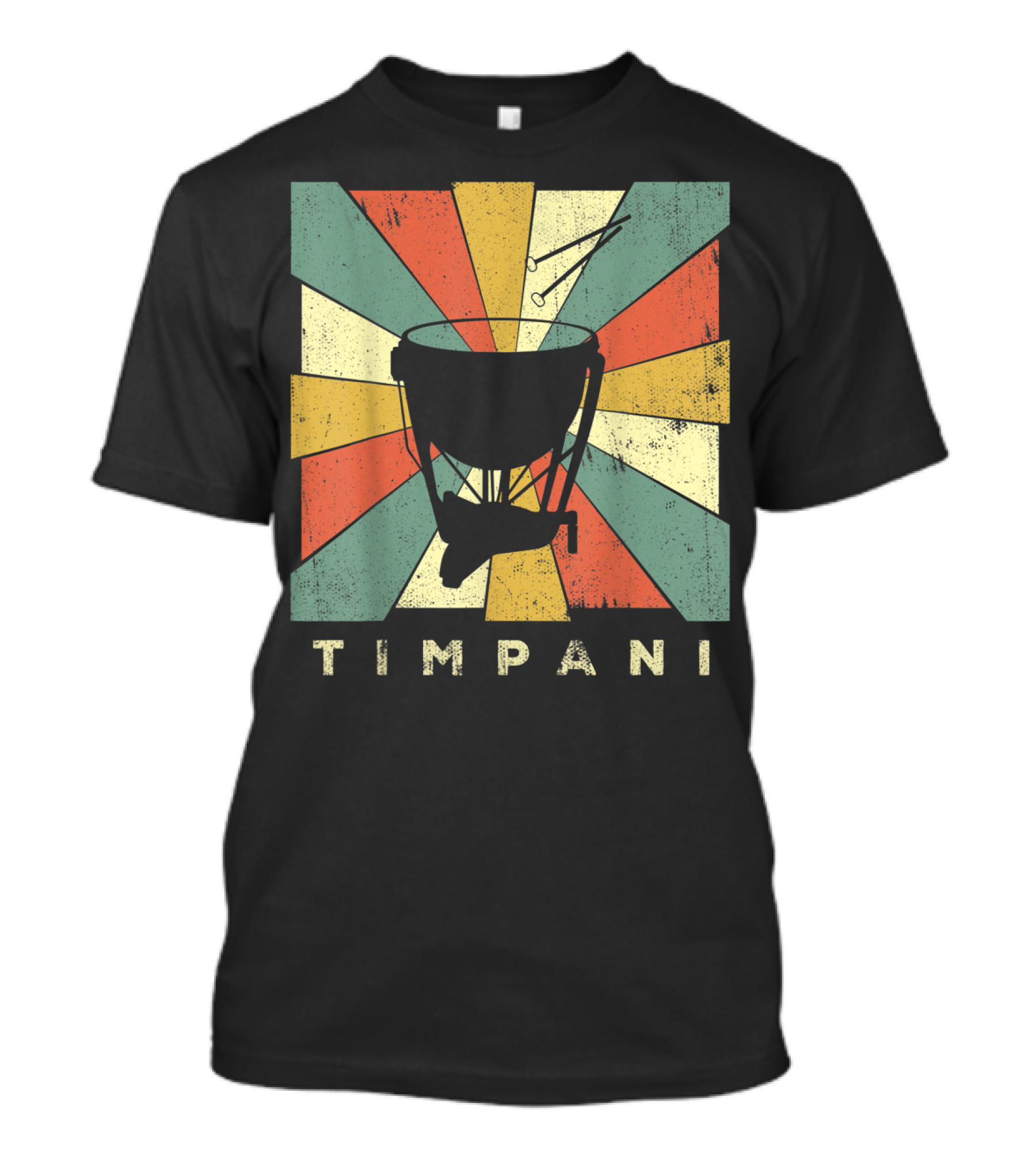 Timpani Vintage Percussion Music T-Shirt