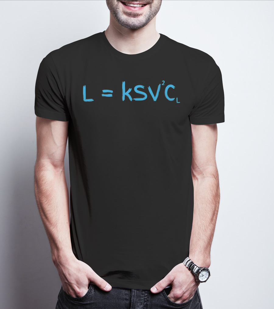 Wright Brothers Kitty Hawk L = KSV²Cₗ T-Shirt