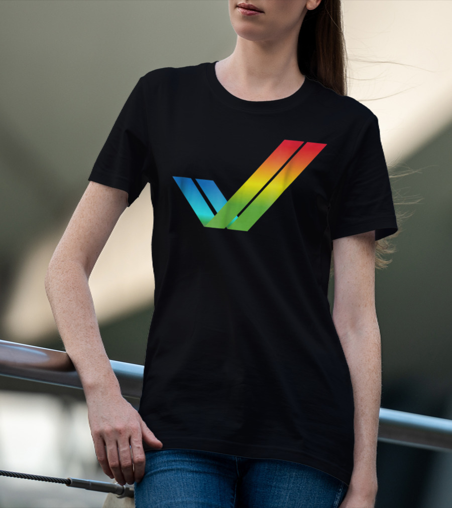 Amiga Rainbow Tick Computer T-Shirt
