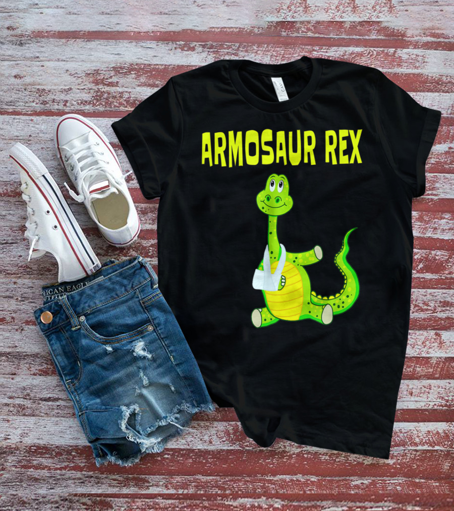 Armosaur Rex Funny Broken Arm Dinosaur T-Shirt