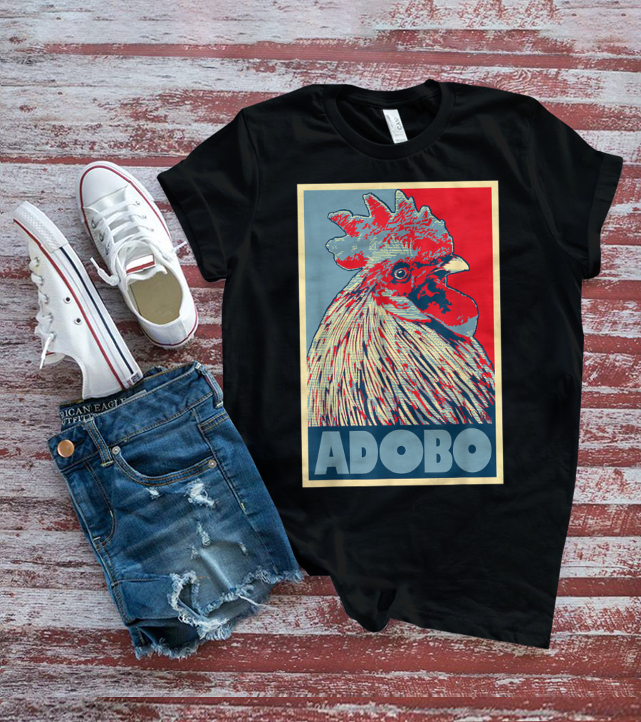 HOPE Adobo For FilAm Families And Friends Rooster T-Shirt