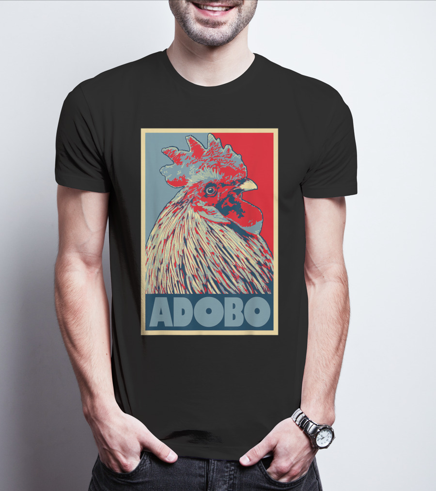 HOPE Adobo For FilAm Families And Friends Rooster T-Shirt