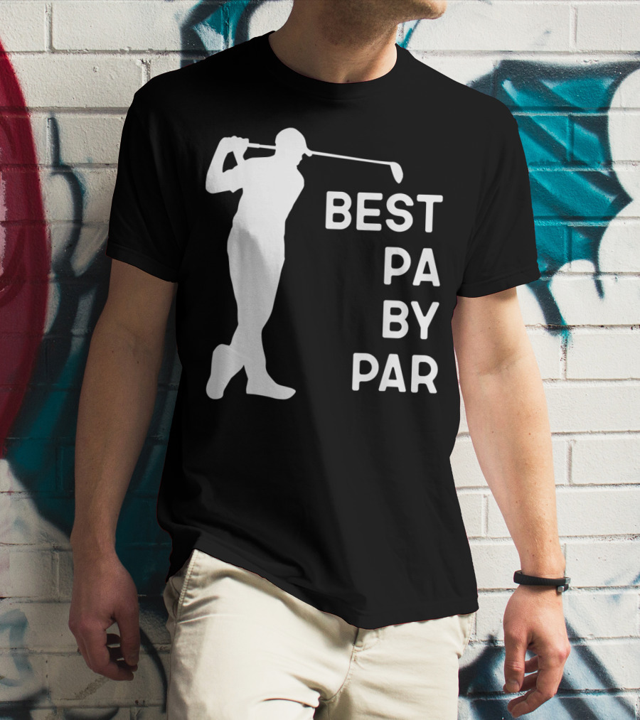 Best Pa By Par Golf Silhouette With Golfer Swing T-Shirt