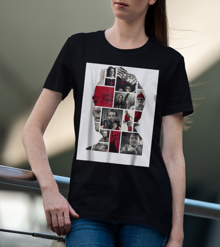 Classic Bill Murray Film Collage T-Shirt