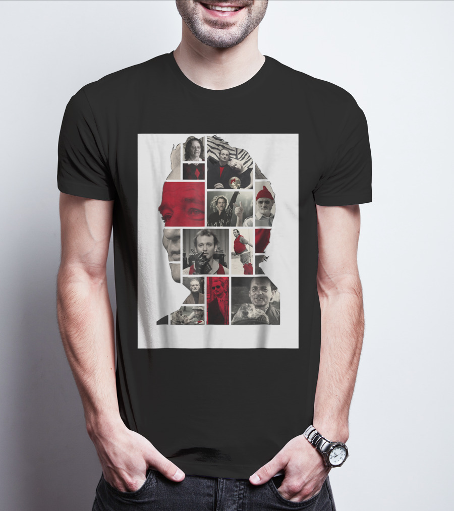 Classic Bill Murray Film Collage T-Shirt