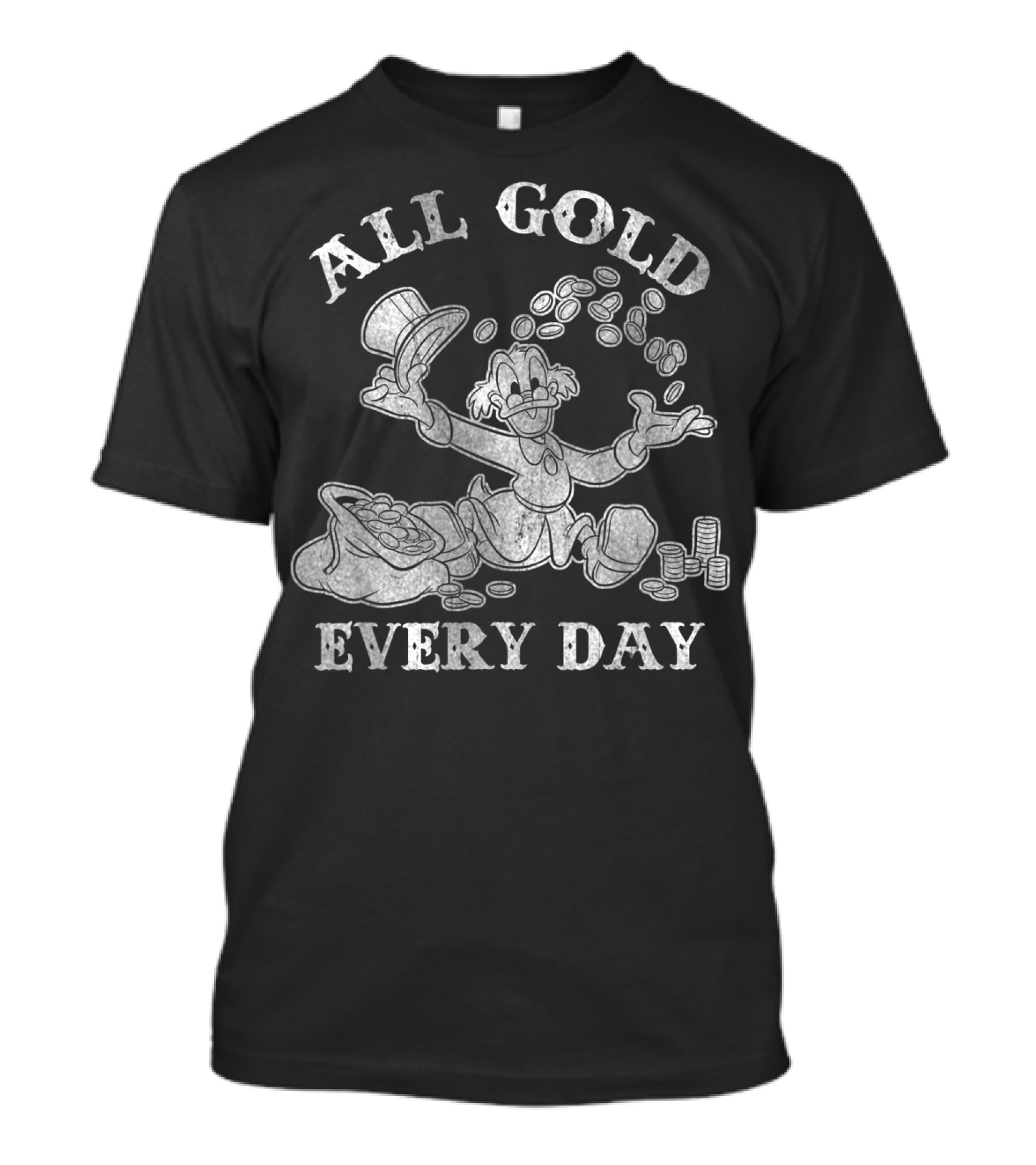 Disney Scrooge McDuck All Gold Every Day T-Shirt