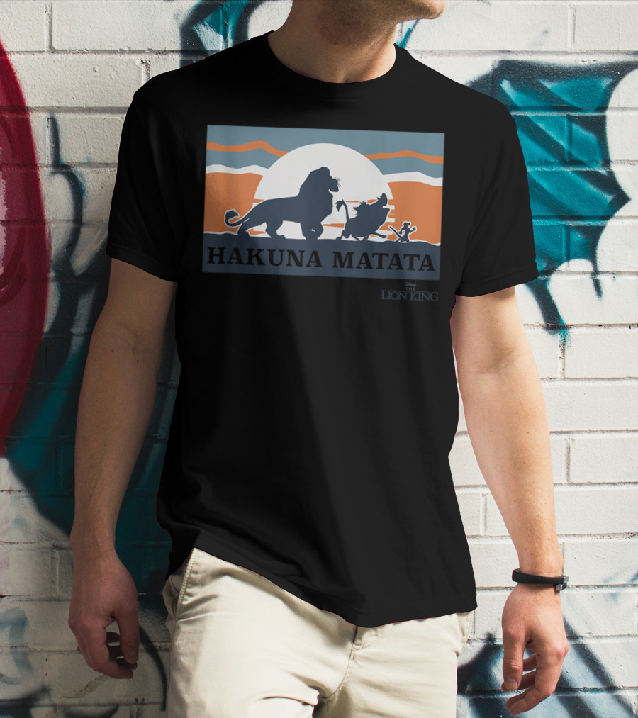 Hakuna Matata Disney The Lion King Sunset T-Shirt