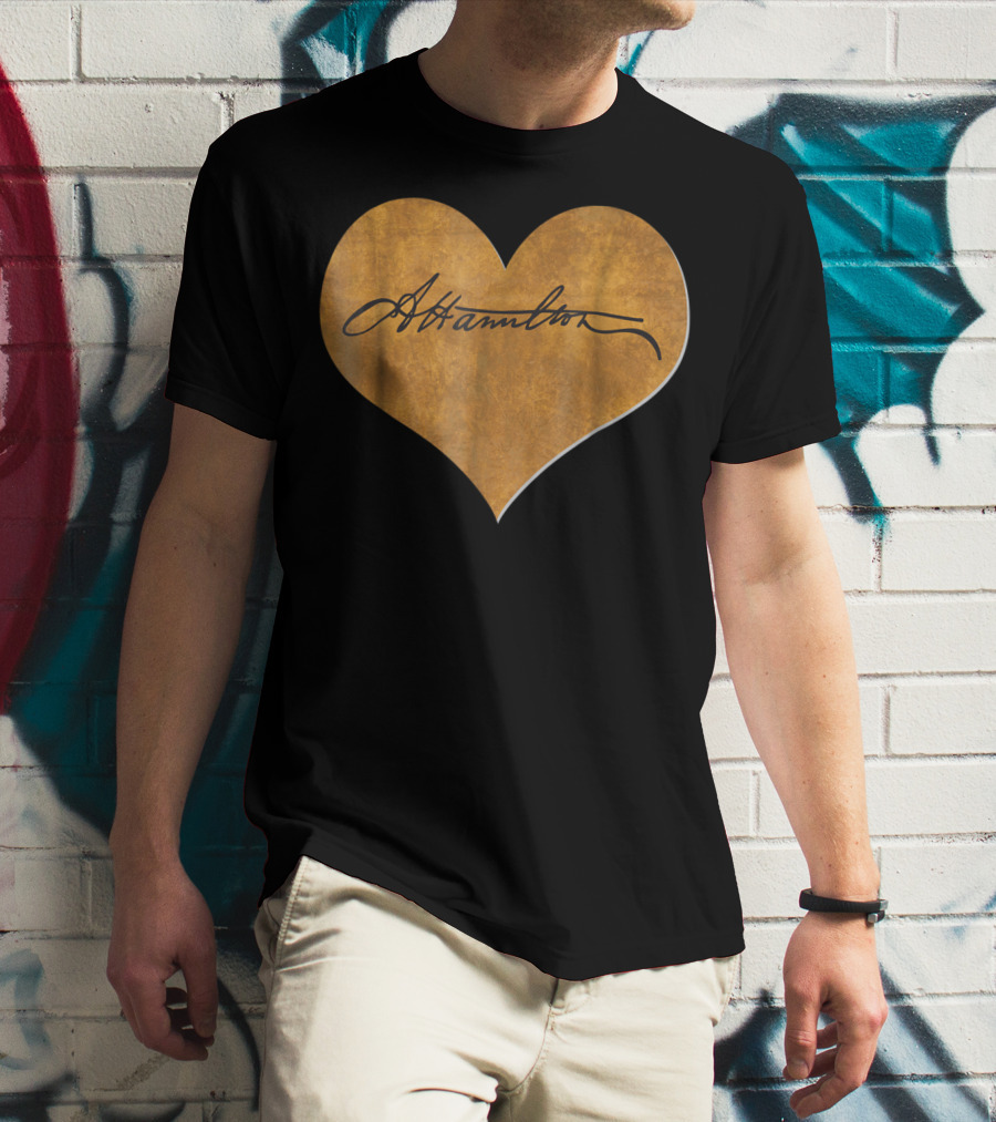 Alexander Hamilton Heart Signature T-Shirt