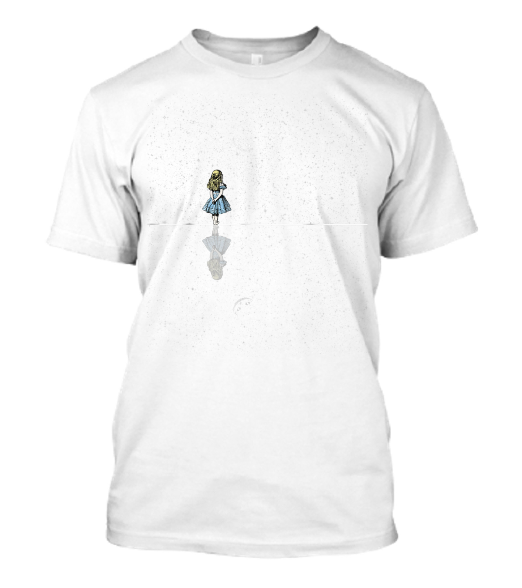 Alice In Wonderland Starry Night Reflection T-Shirt