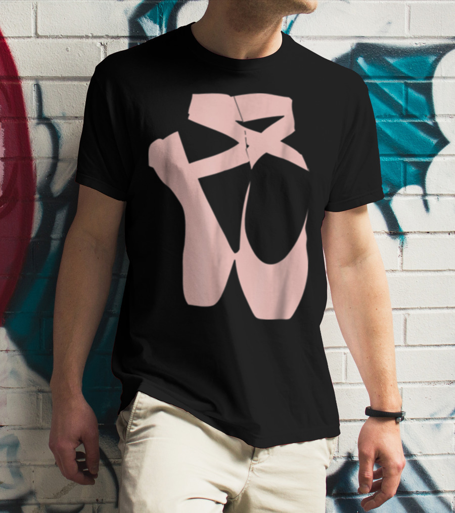 Ballet Dancer Pointe Shoe Ballerina Dancing Barre T-Shirt