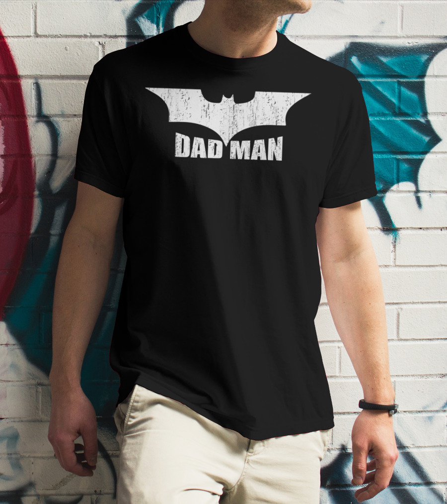 Dadman Bat Symbol Proud Of My Daddy Father's Day T-Shirt
