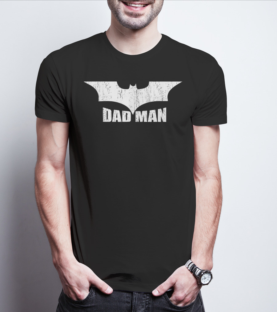 Dadman Bat Symbol Proud Of My Daddy Father's Day T-Shirt