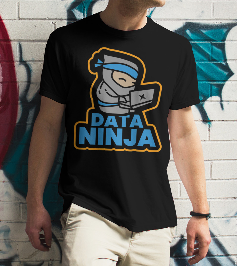 Data Ninja BI Database SQL Critical Thinking T-Shirt