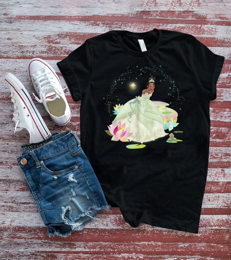 Disney Princess And The Frog Tiana Magical Bayou Scene T-Shirt