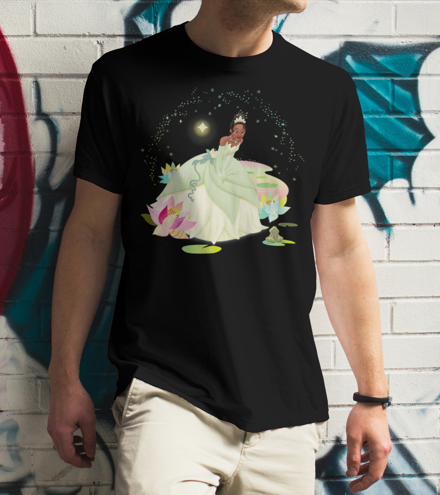 Disney Princess And The Frog Tiana Magical Bayou Scene T-Shirt