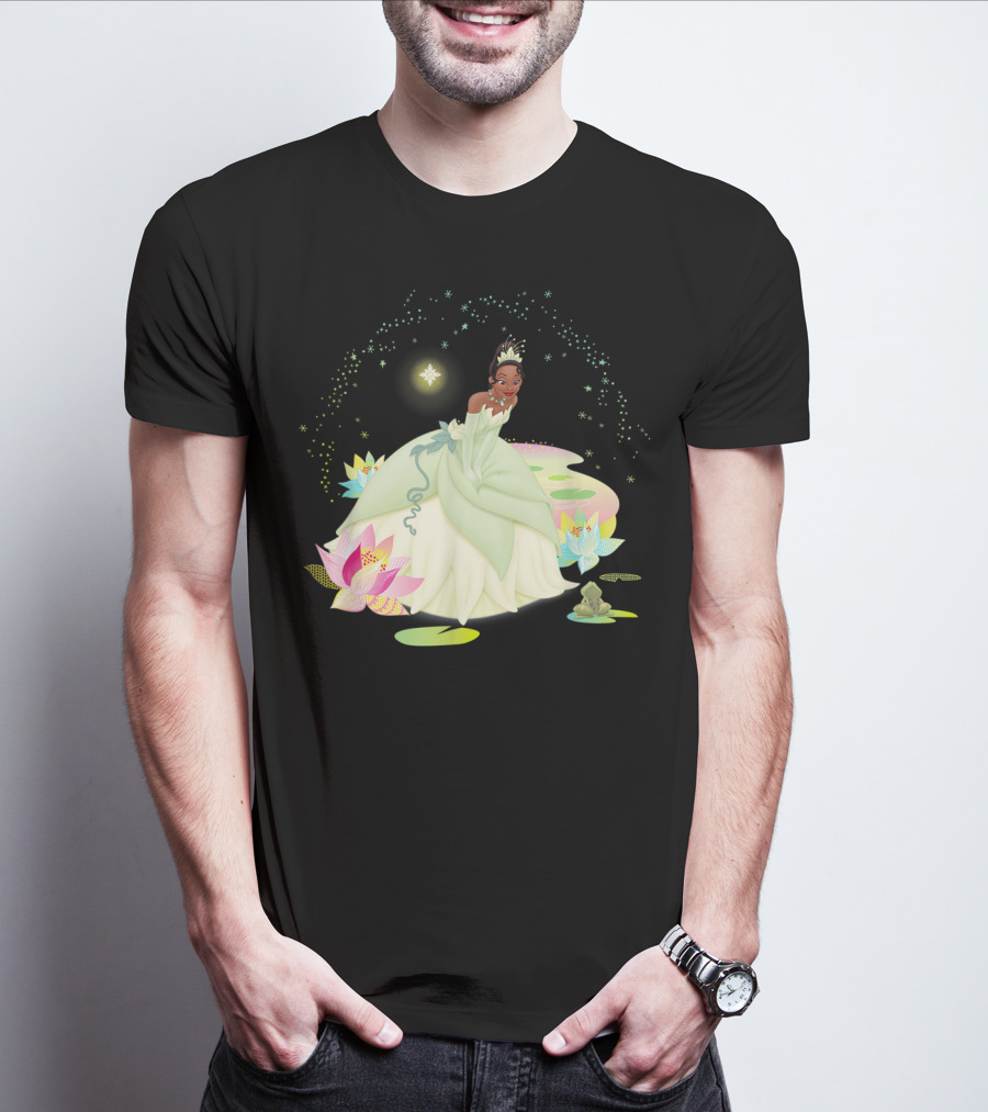 Disney Princess And The Frog Tiana Magical Bayou Scene T-Shirt