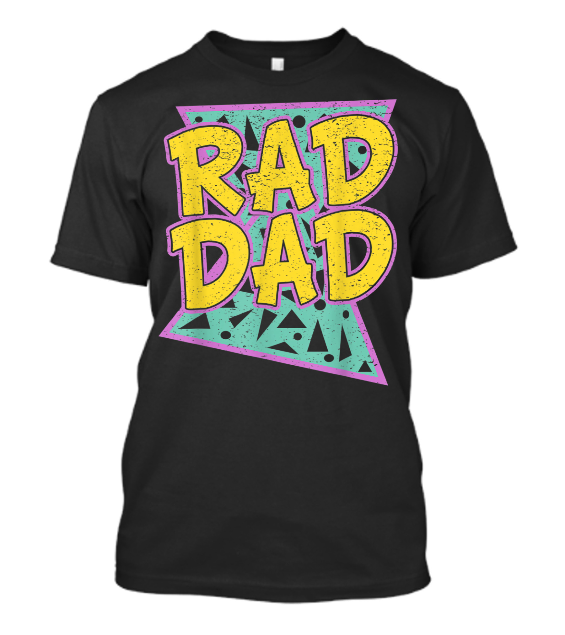 Rad Dad 80s Retro Style Father's Day T-Shirt