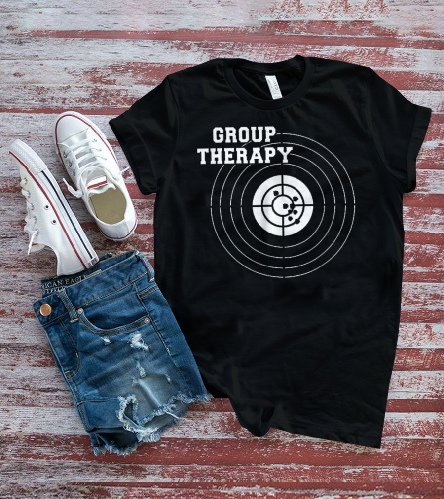 Group Therapy Target Shooting American Gun Rights T-Shirt