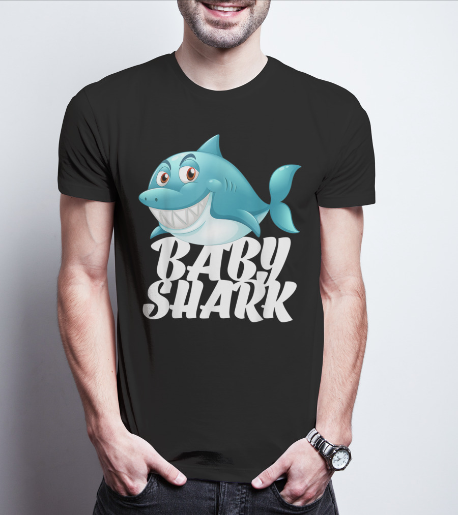 Baby Shark Lovers I Love Sharks T-Shirt