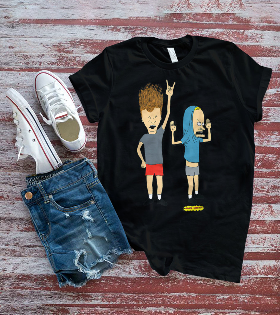 Beavis And Butthead Rock Out Cornholio Classic Iconic Pose T-Shirt