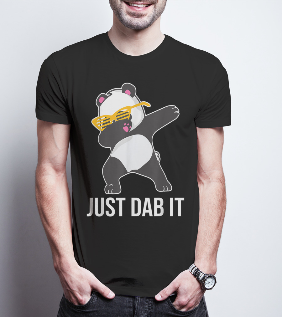 Just Dab It Panda With Sunglasses Dabbing T-Shirt
