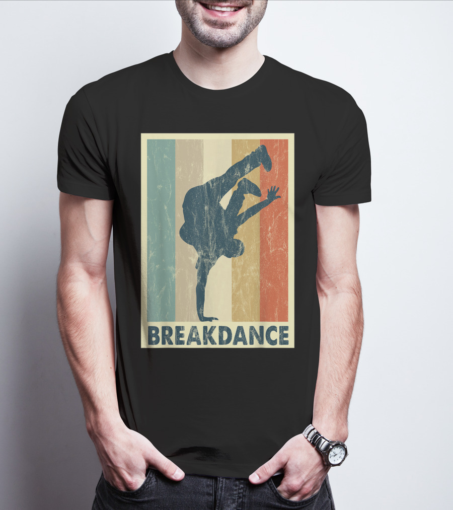 Breakdance Handstand Boys B Boying Vintage T-Shirt