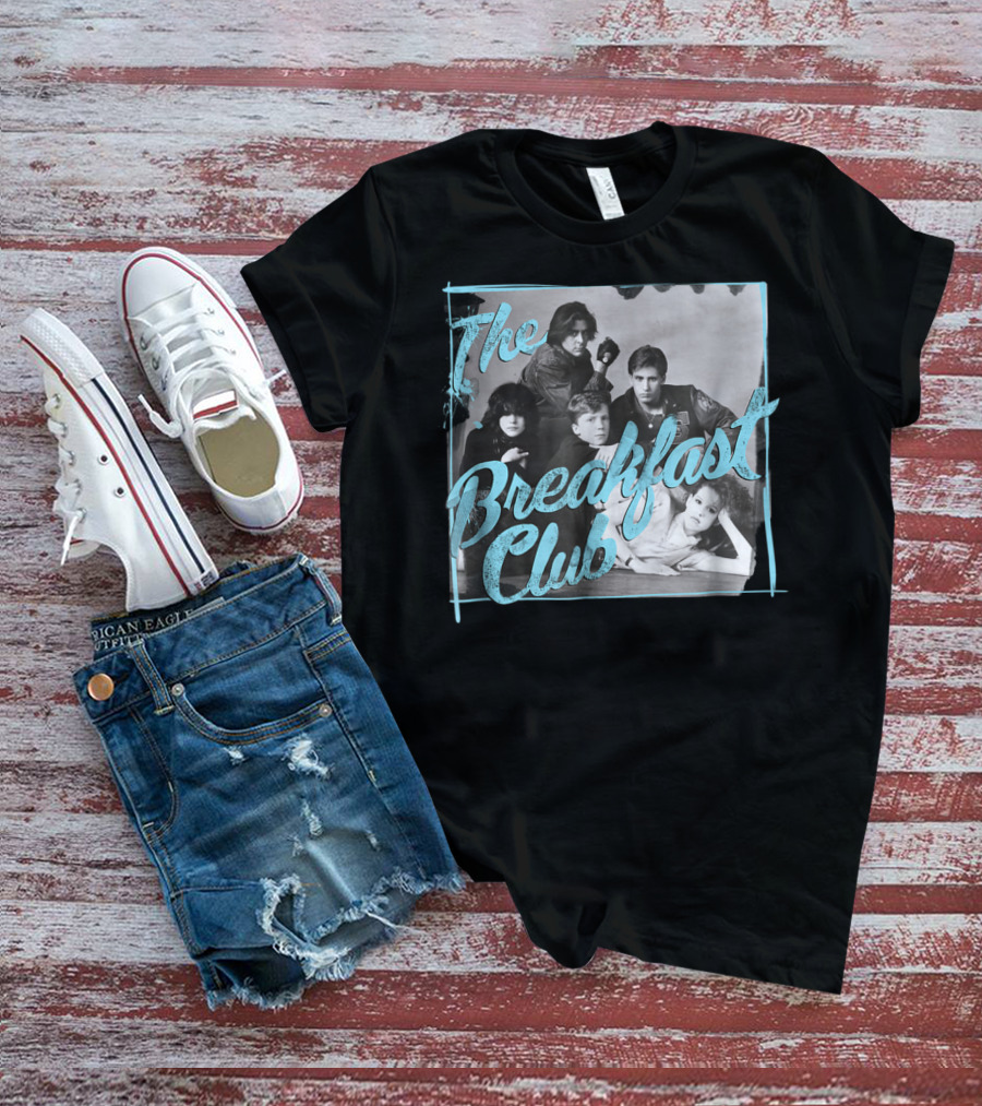 The Breakfast Club Movie Cast Group Photo Album Cover T-Shirt