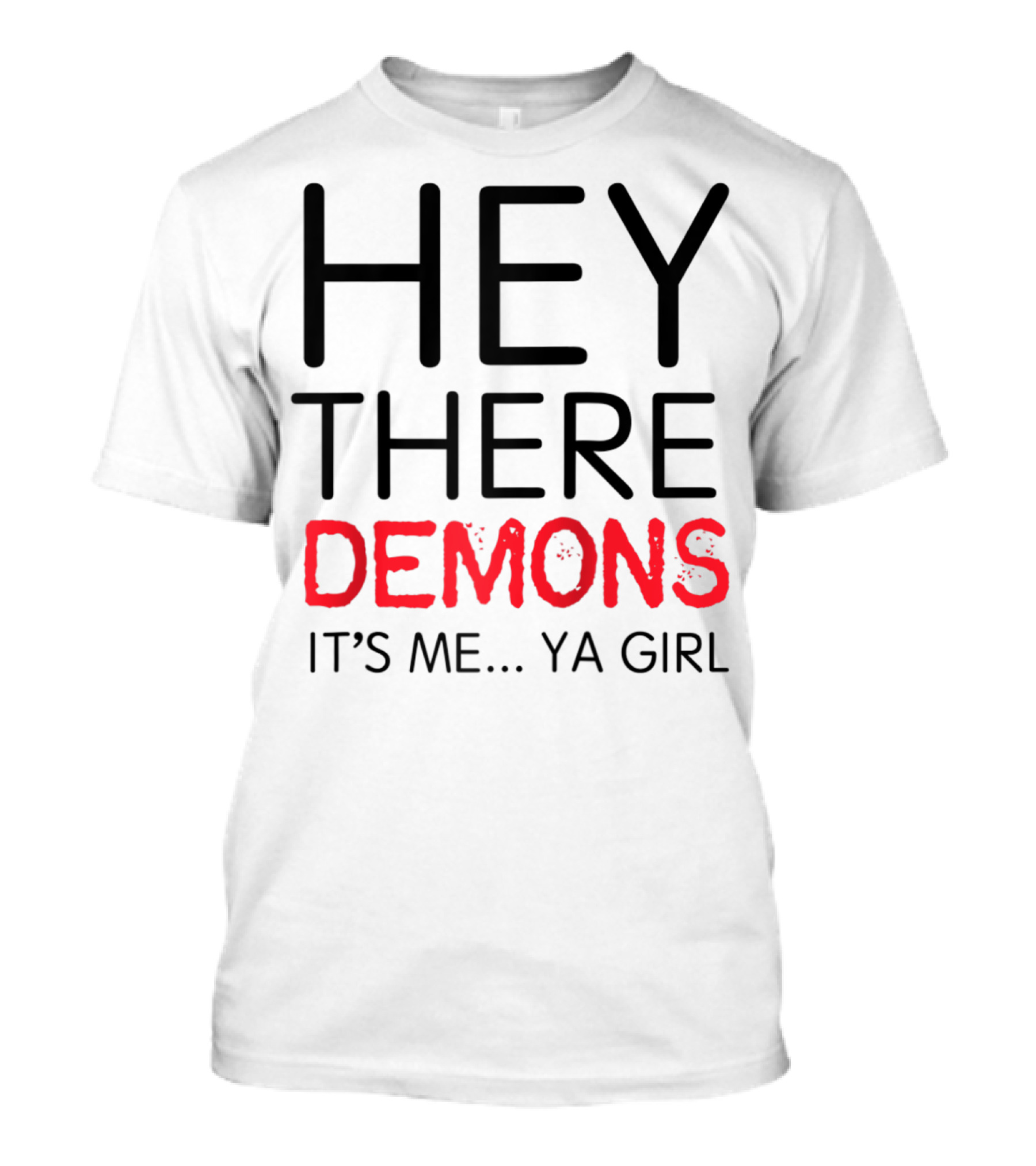 BuzzFeed Unsolved Hey There Demons It's Me Ya Girl Raglan Baseball T-Shirt