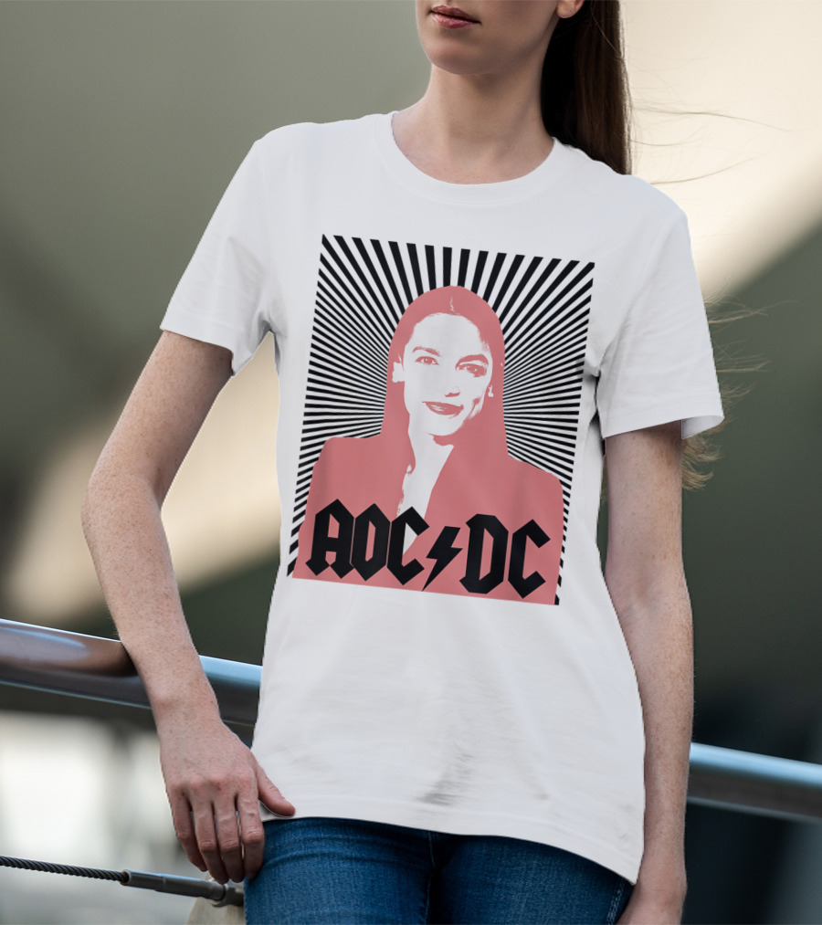 AOC DC Alexandria Ocasio Cortez Latina Congress Bold Iconic T-Shirt