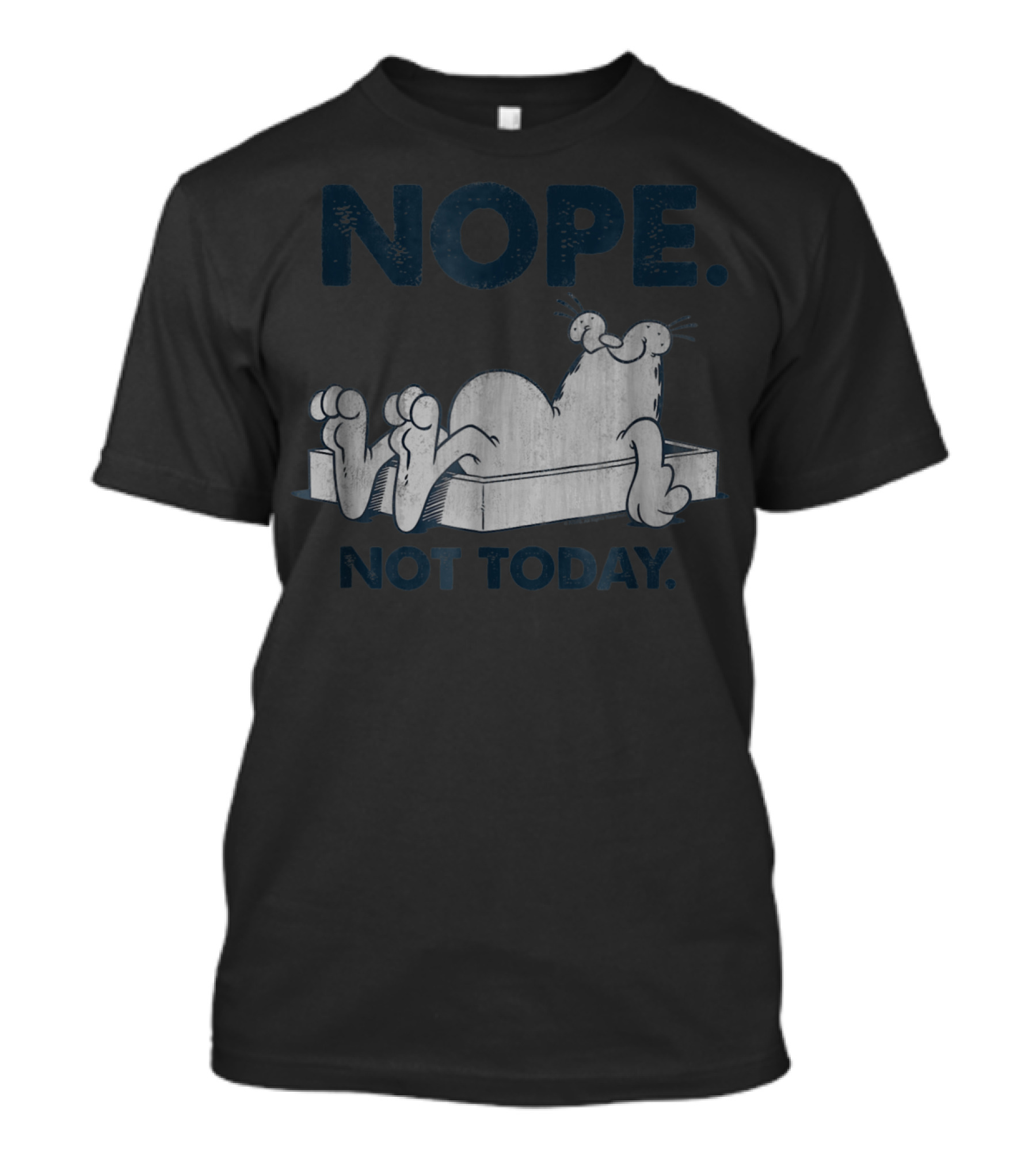 Nope Not Today Garfield T-Shirt