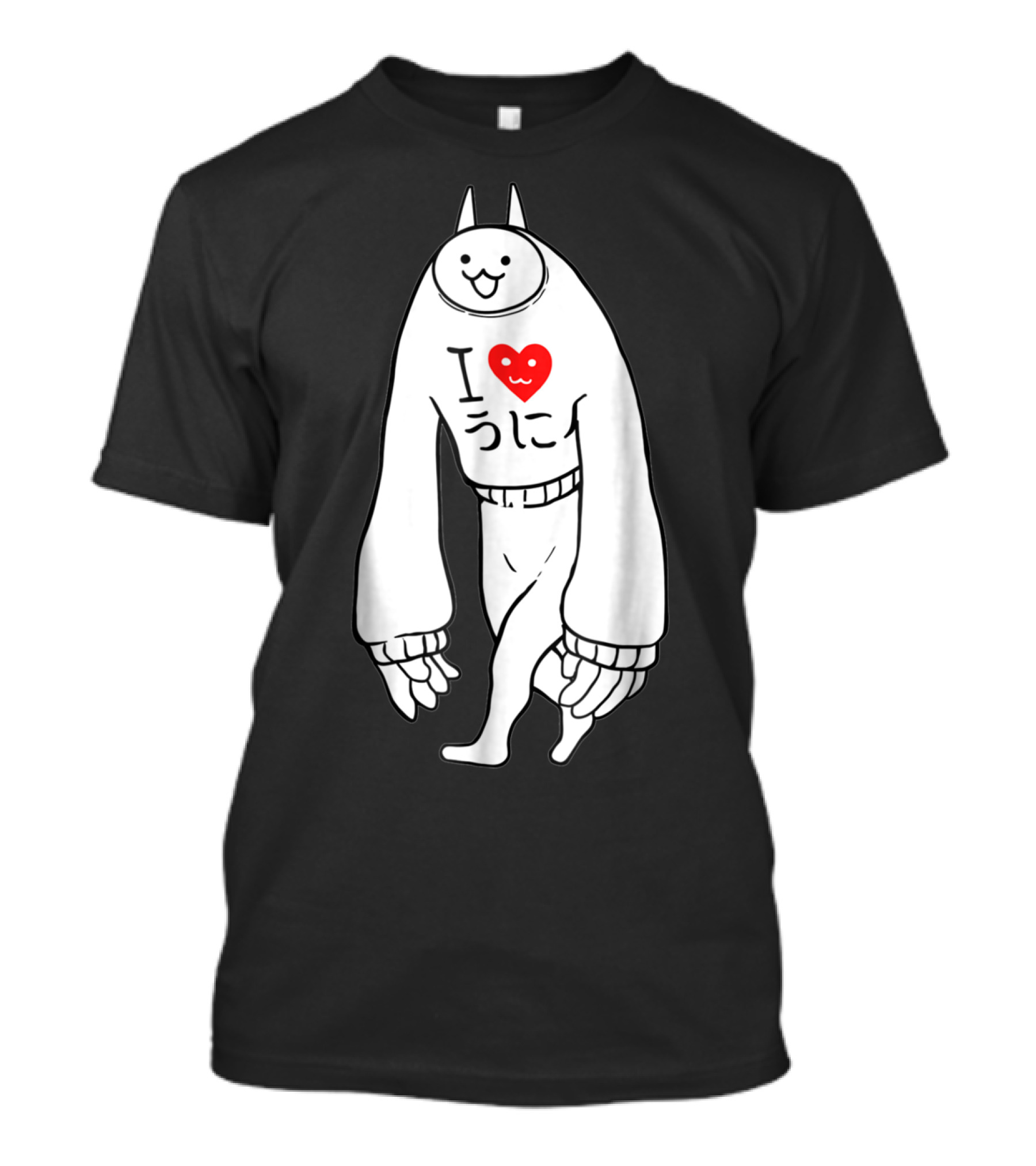 Battle Cats Li L Jamiera Cat I Heart Umi T-Shirt