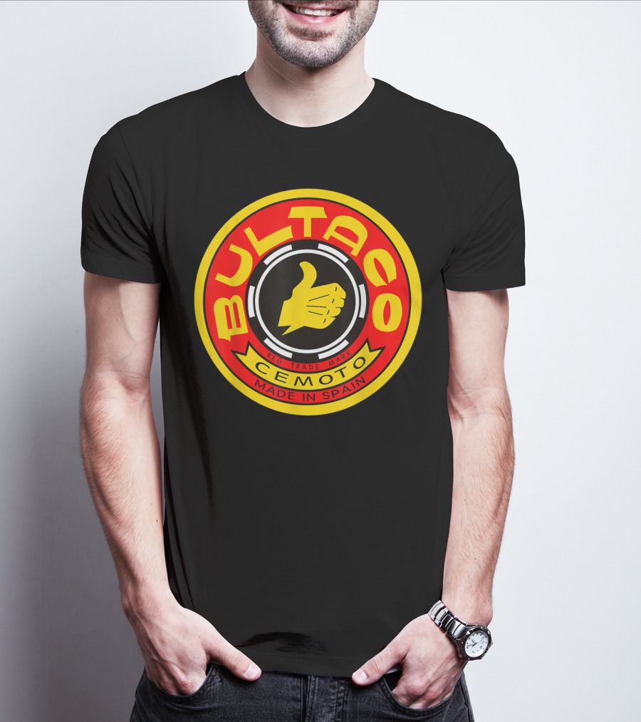 Bultaco Cemoto Made In Spain Reg Trade Mark T-Shirt
