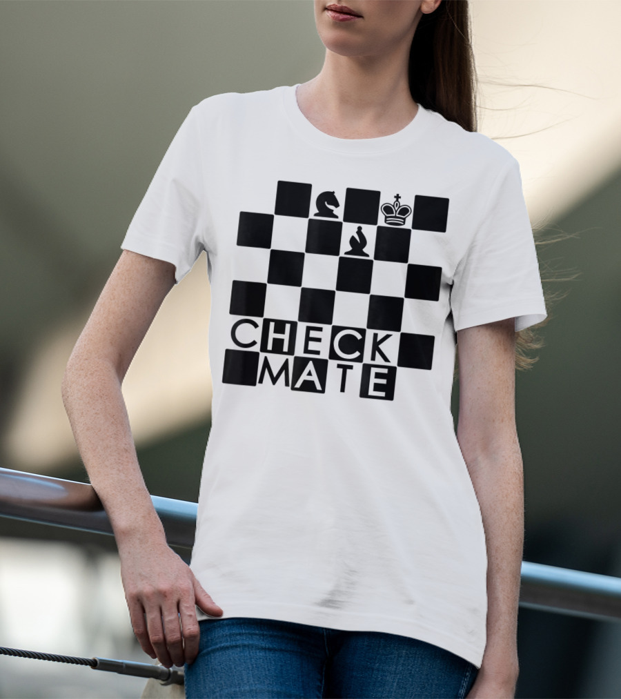 Chess Board Checkmate Knight Bishop King T-Shirt