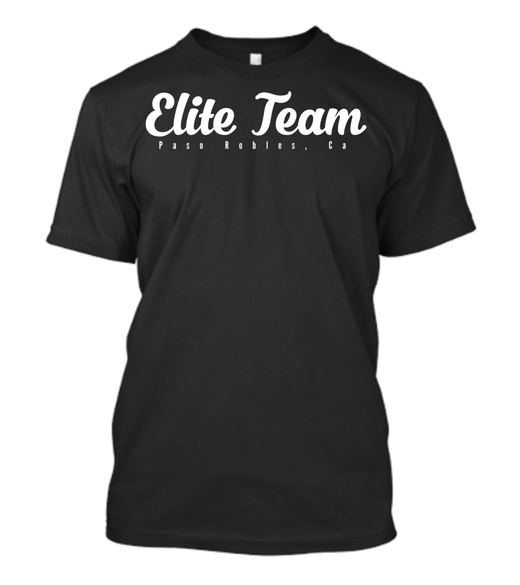 Elite Team Paso Robles Ca Cursive T-Shirt