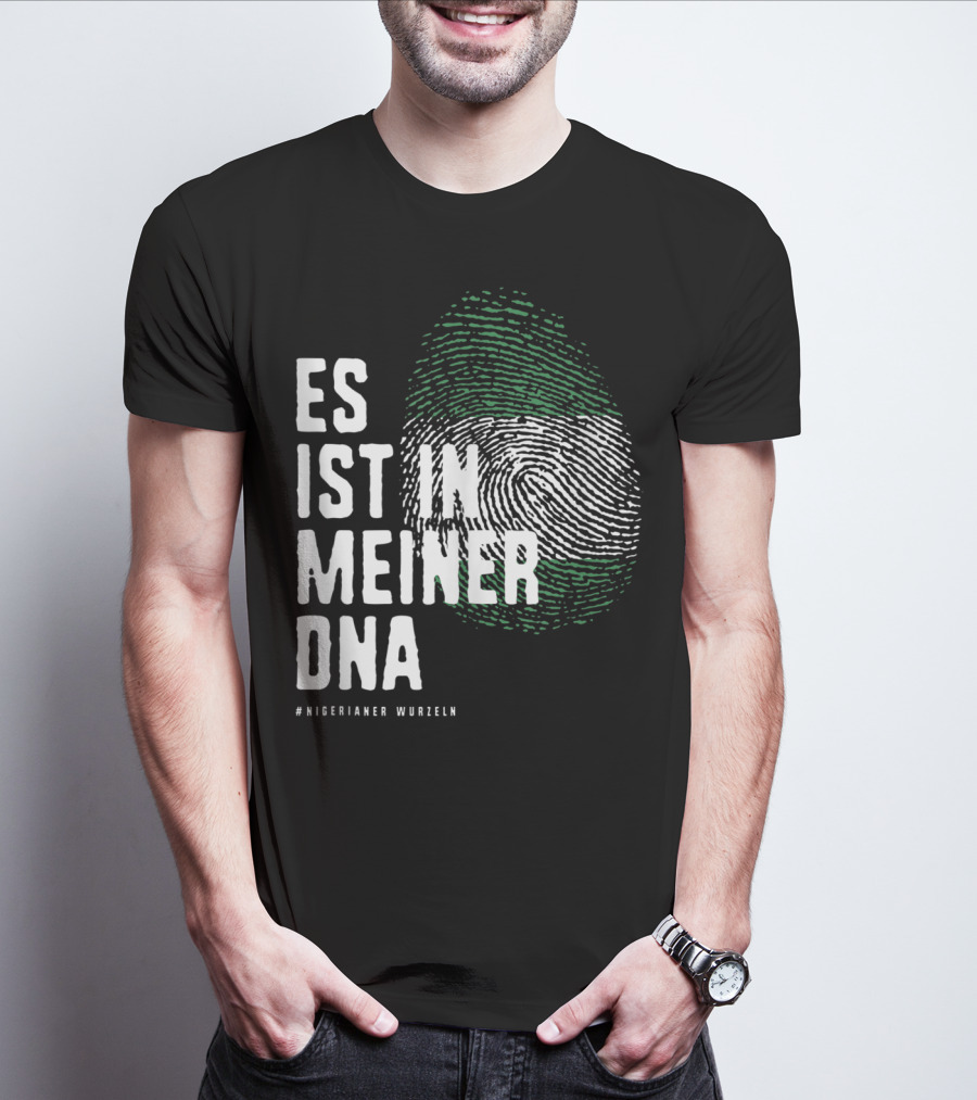 Es Ist In Meiner DNA Nigeria Flag #Nigerianer Wurzeln T-Shirt