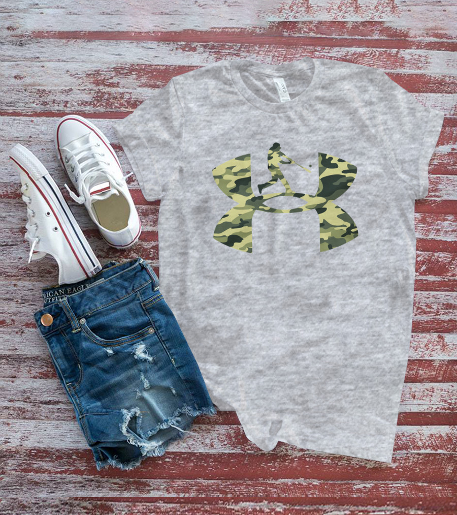 Under Armour Camo Baseball T-Shirt
