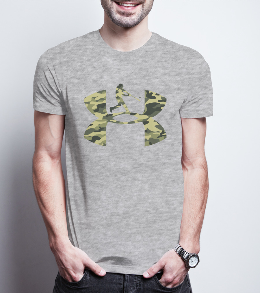Under Armour Camo Baseball T-Shirt