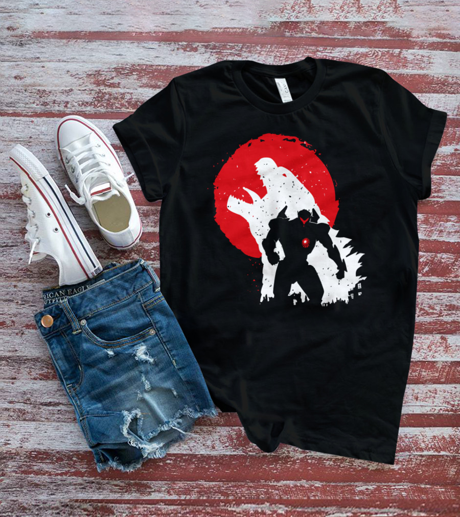 Pacific Rim Mech Vs. Kaiju Battle Scene T-Shirt