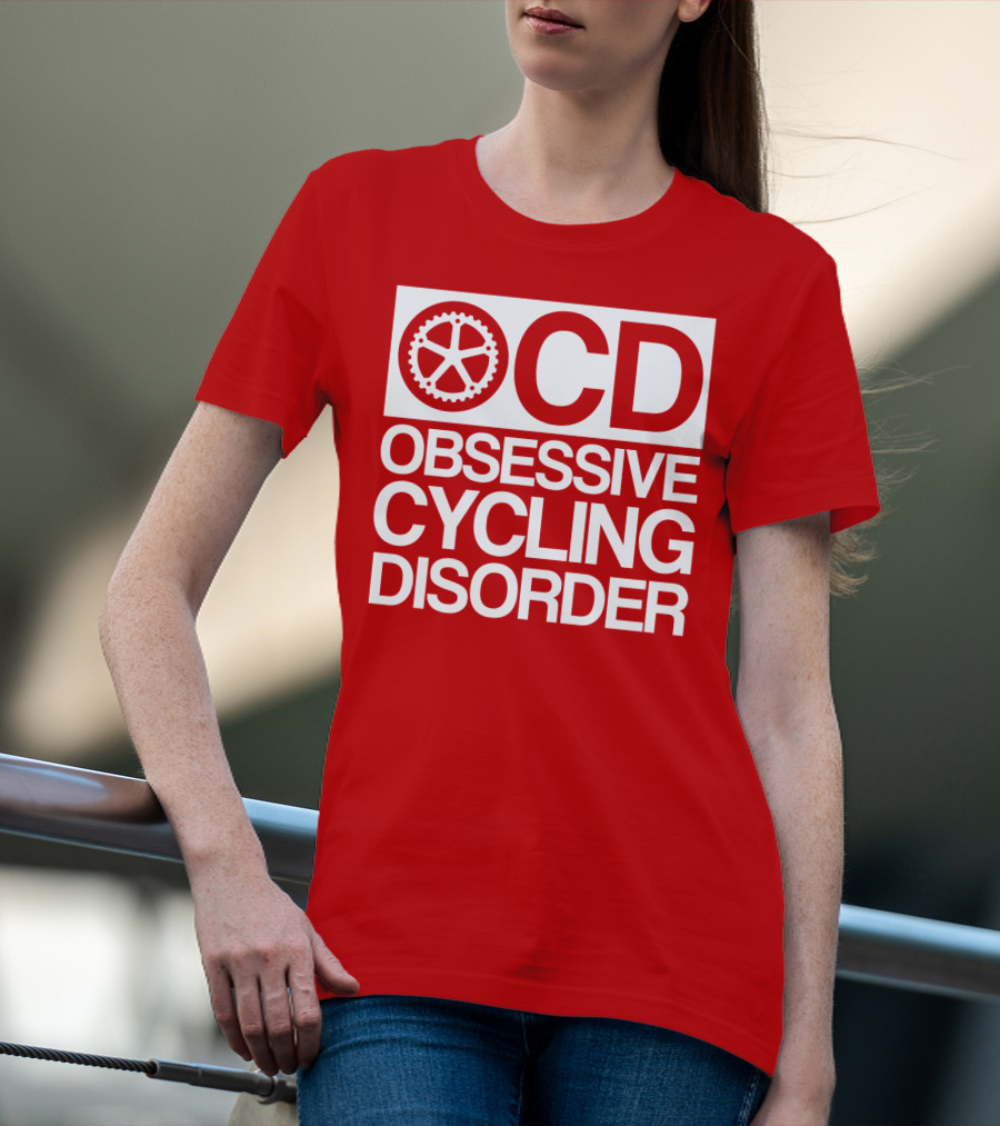 OCD Obsessive Cycling Disorder Gearwheel T-Shirt