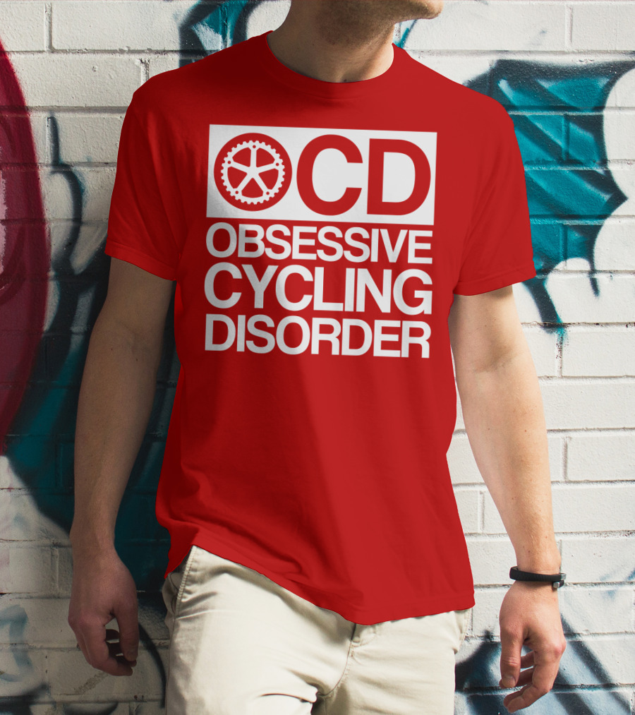 OCD Obsessive Cycling Disorder Gearwheel T-Shirt