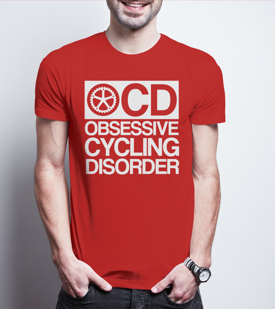 OCD Obsessive Cycling Disorder Gearwheel T-Shirt