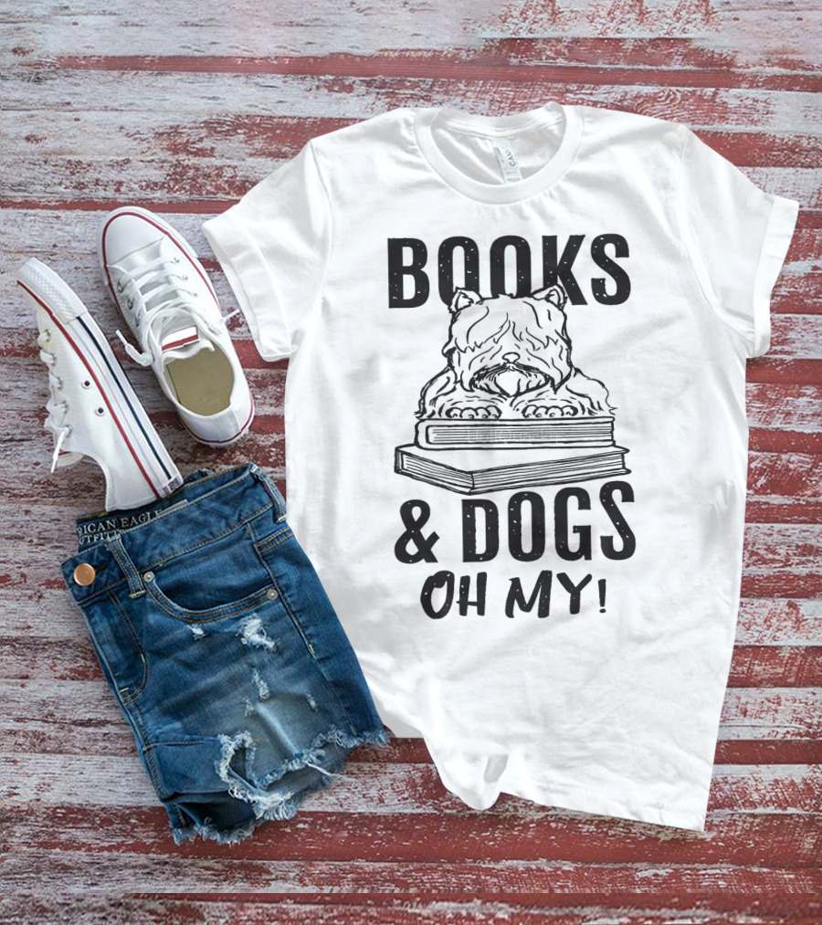 Books And Dogs Oh My T-Shirt