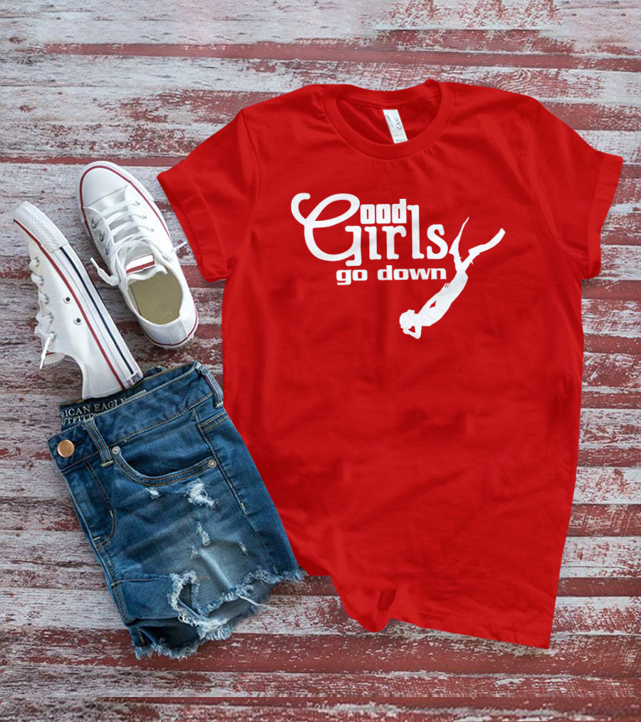 Good Girls Go Down Diving T-Shirt