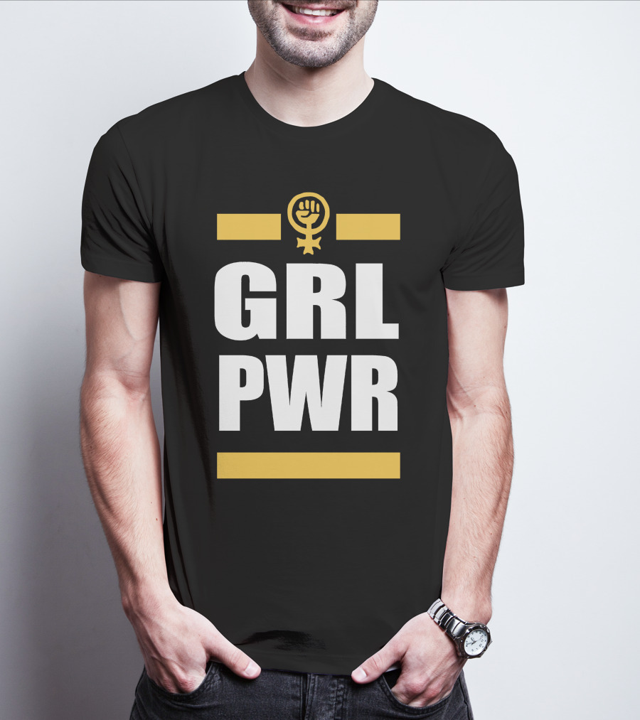 GRL PWR Feminist Symbol Empowerment T-Shirt