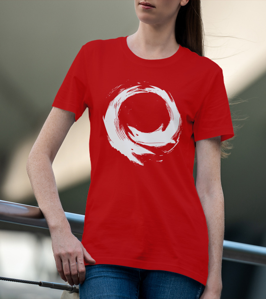 SharX Zen Enso Circle Brushstroke T-Shirt