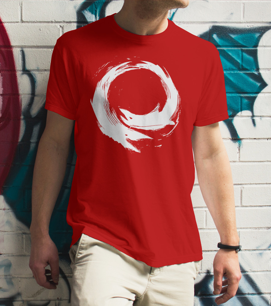 SharX Zen Enso Circle Brushstroke T-Shirt