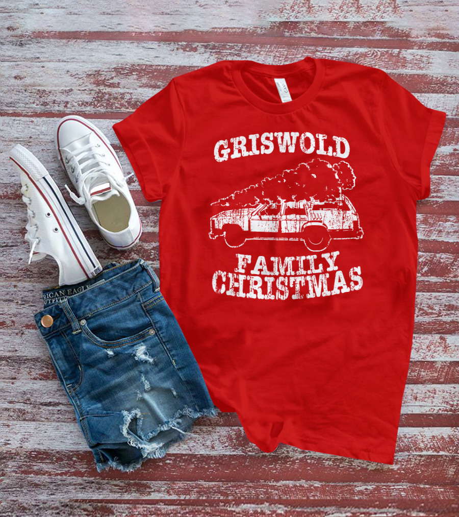 Griswold Family Christmas Tree Car Journey T-Shirt