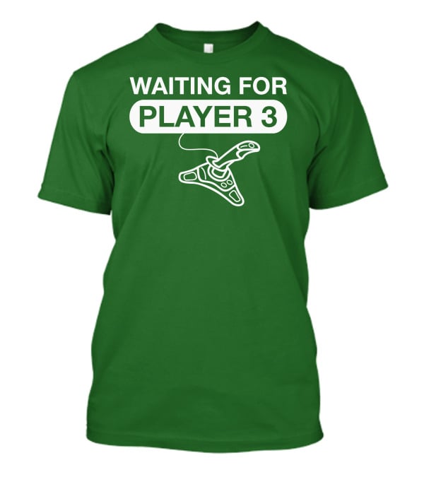 WAITING FOR PLAYER 3 Gaming Joystick T-Shirt