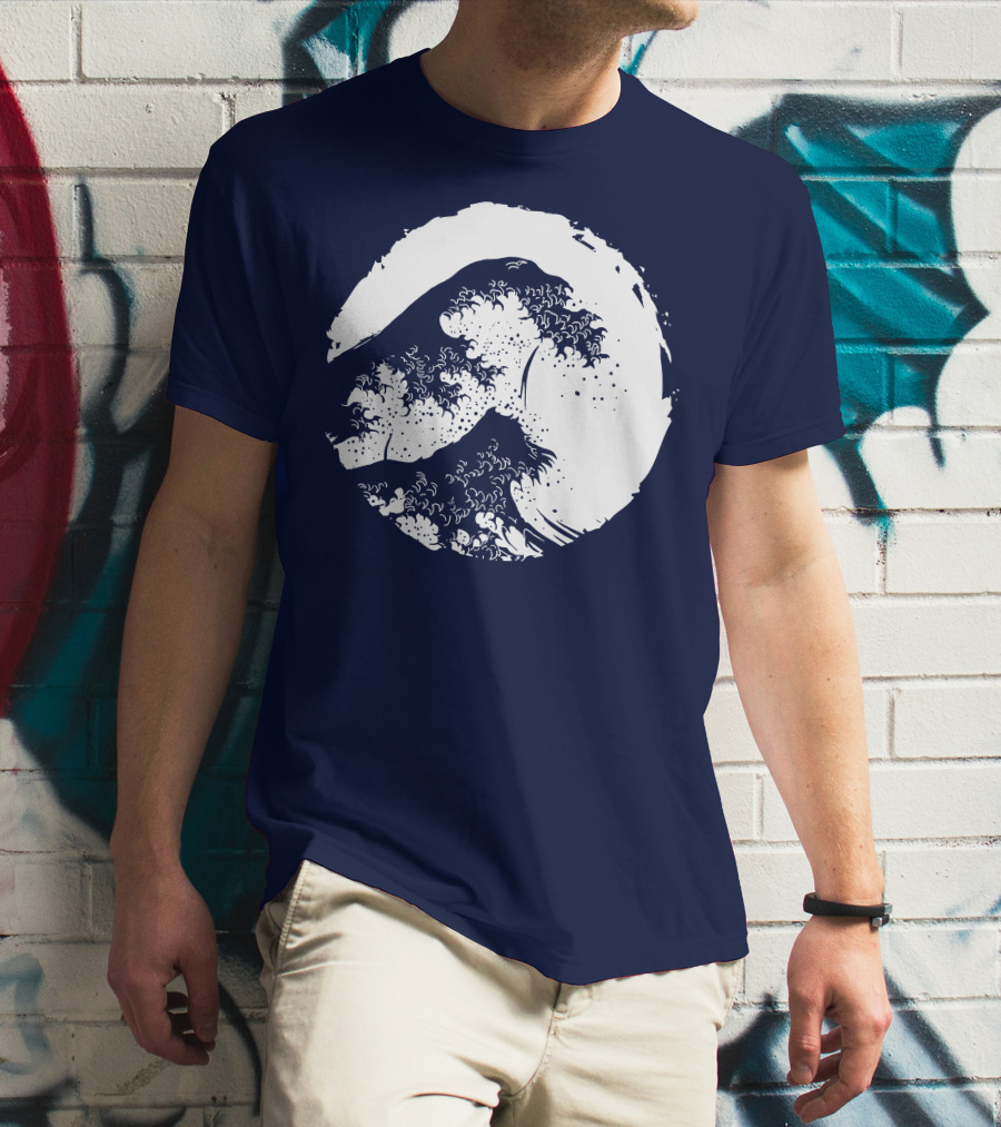 Wave In Japan Iconic Circle T-Shirt