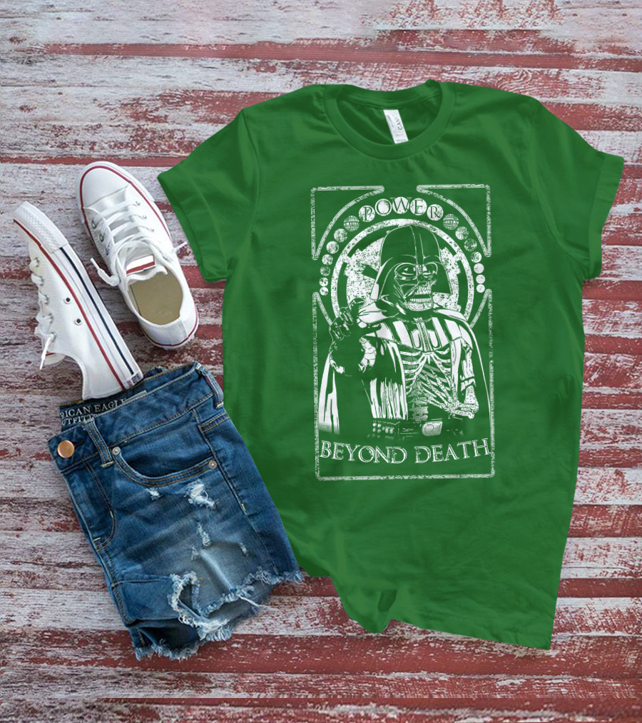 Power Beyond Death Darth Vader Skeleton Vintage T-Shirt